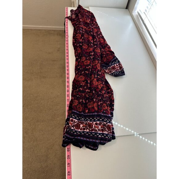 Old Navy Womans Dress Size 2X Boho Western Festival Peasant Floral Cottagecore - Picture 6 of 12